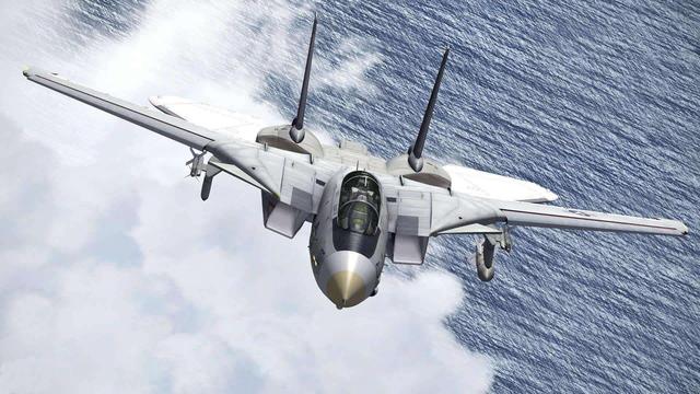 美军官坐f14误把自己弹射出去,飞行员架着"敞篷"战机惊险降落