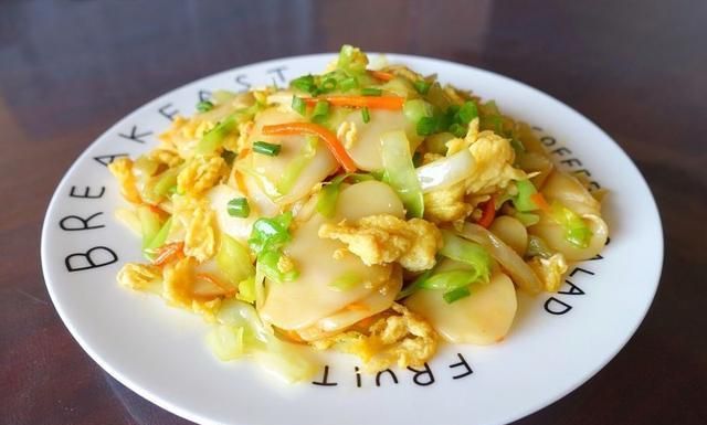 超级喜欢的素炒年糕,在这个时节吃真正好!