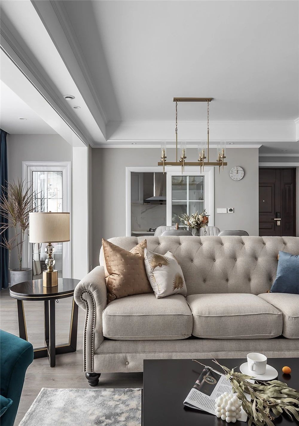 128㎡轻奢美式风格装修，精致有格调的品位生活