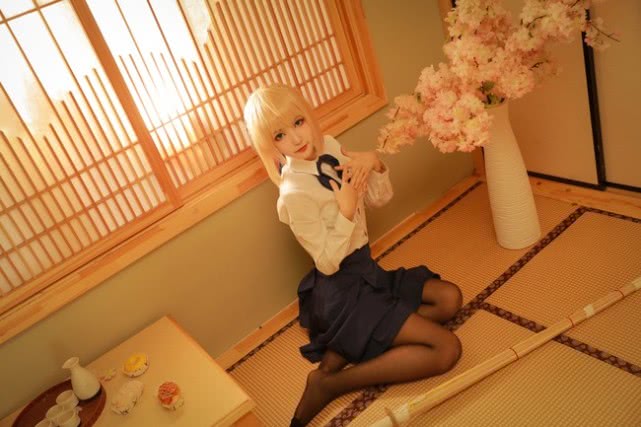 cossaber常服桃花和手中的木剑一个也不能少