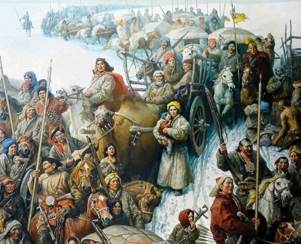 翻译过来的托忒文史典籍《卡尔梅克诸汗简史》记载:渥巴锡汗与喇嘛,诺