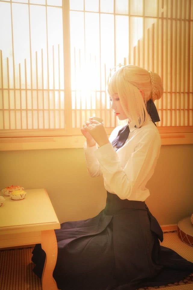 cossaber常服桃花和手中的木剑一个也不能少