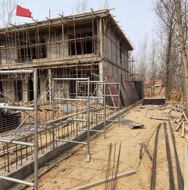 钢筋混凝土全现浇墙体山东150万建中式小院网友只羡慕这1亩地