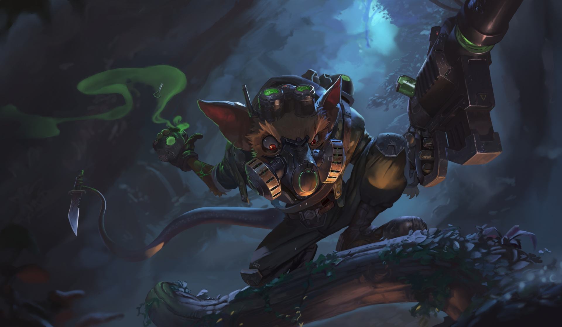 5秒的晕眩效果),利用老鼠的大招和飓风打出控场效果.