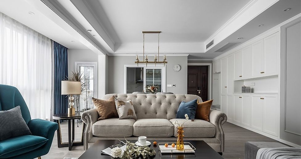 128㎡轻奢美式风格装修，精致有格调的品位生活