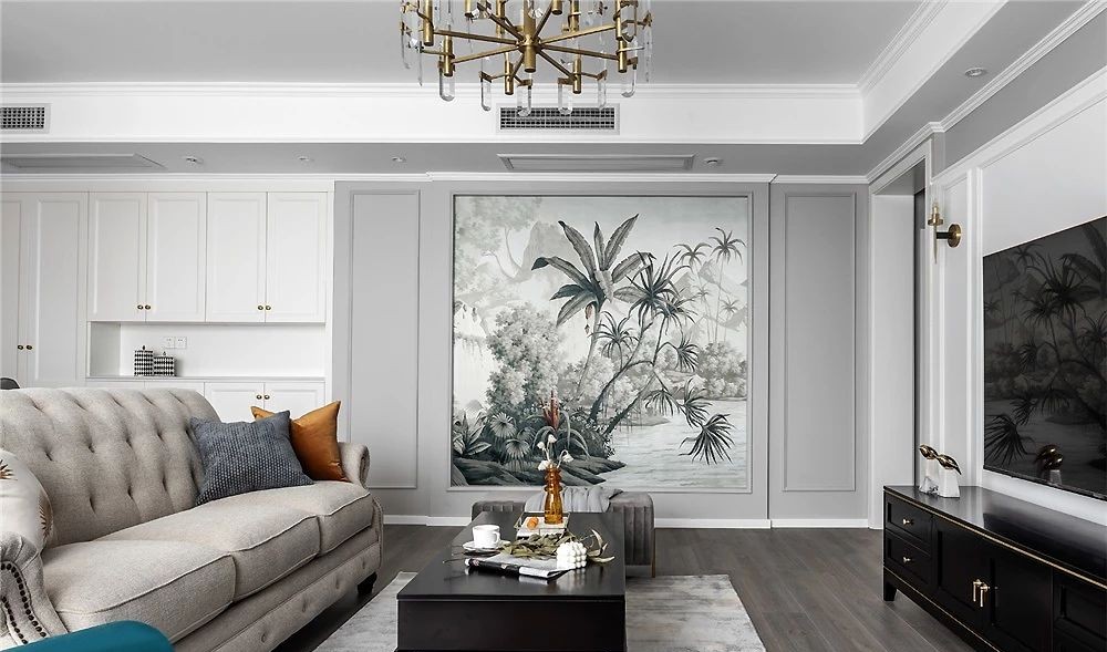 128㎡轻奢美式风格装修，精致有格调的品位生活