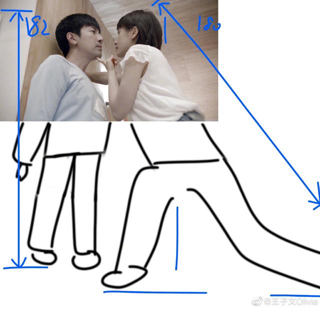 王子文抹胸拖地长裙,如女神降临,被20cm身高差的张鲁一抢了风头