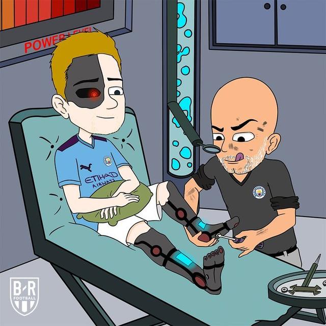 落后利物浦14分 德布劳内:不是利物浦比曼城更强 只是自己没踢好