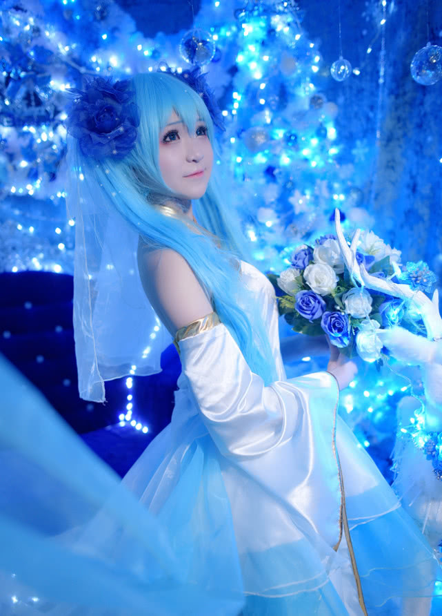 miku魔王花嫁cos魔王的初音你敢不敢娶我吗