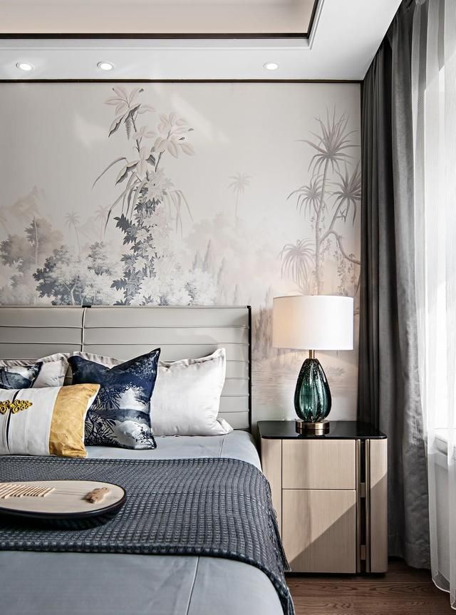 最美中国风，140㎡新中式设计，光是阳台，就惊艳了我