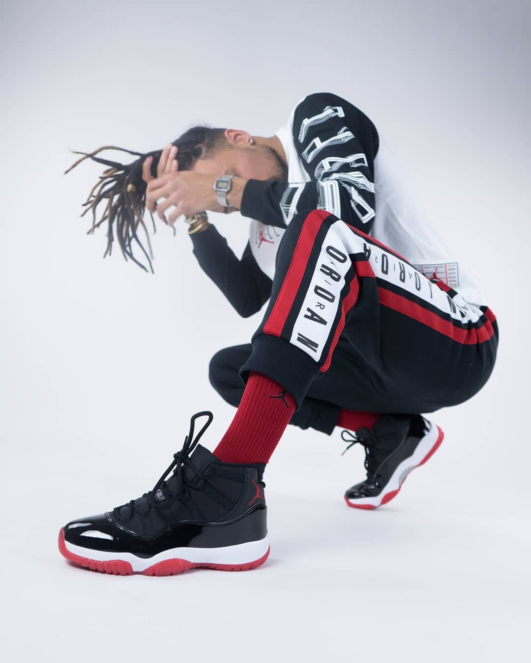 50 张黑红 air jordan 11 上脚美图一次看到爽!穿得帅竟然这么简单!