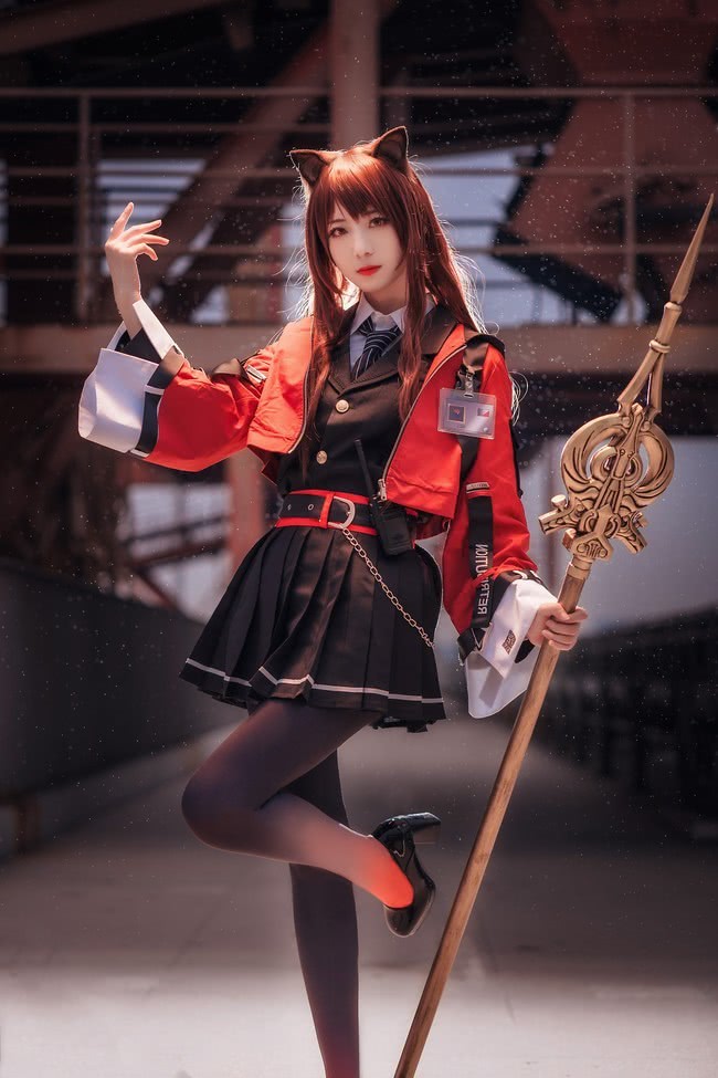 cos:明日方舟,獸耳天火小姐姐