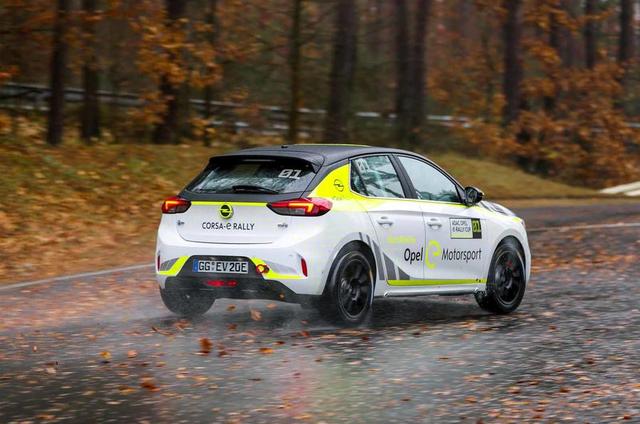 全球首款电动拉力赛车欧宝Corsa-e Rally开始路测