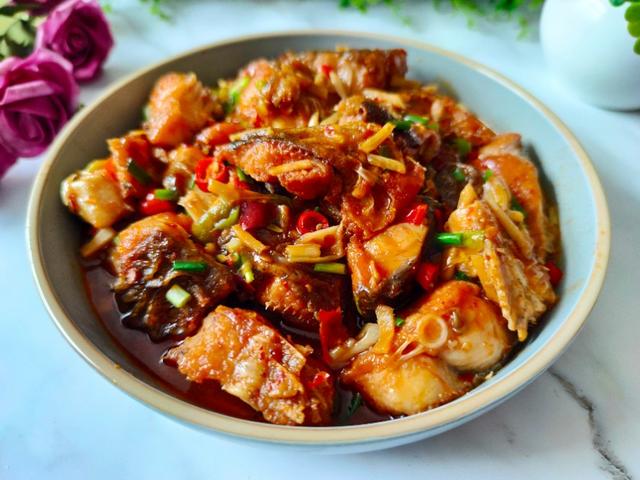 红烧鱼块最家常的做法不腥不腻鲜香入味老公批评我做少了