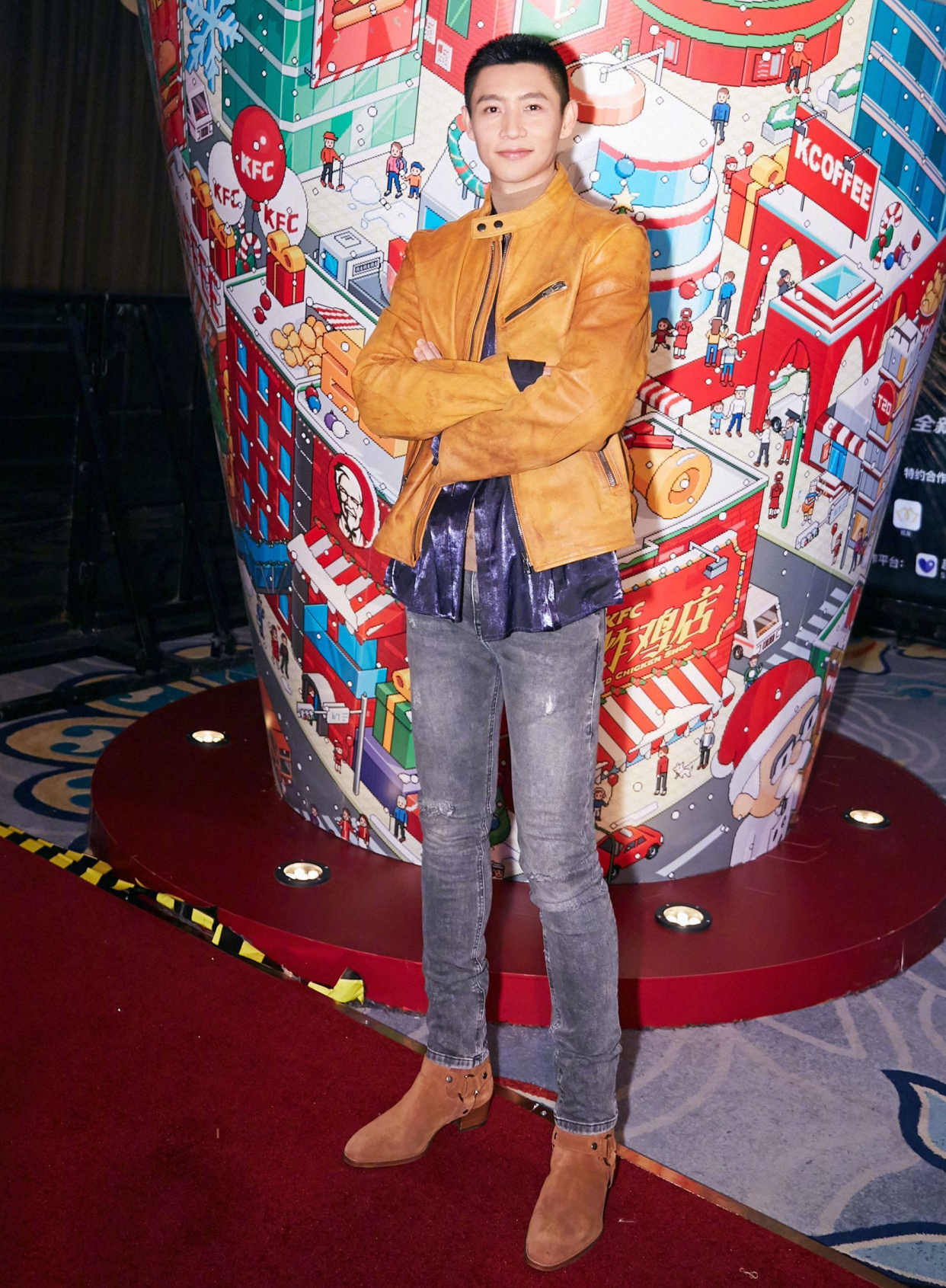 魏晨穿高跟鞋亮相却被长直美腿抢风头女生看后都羡慕