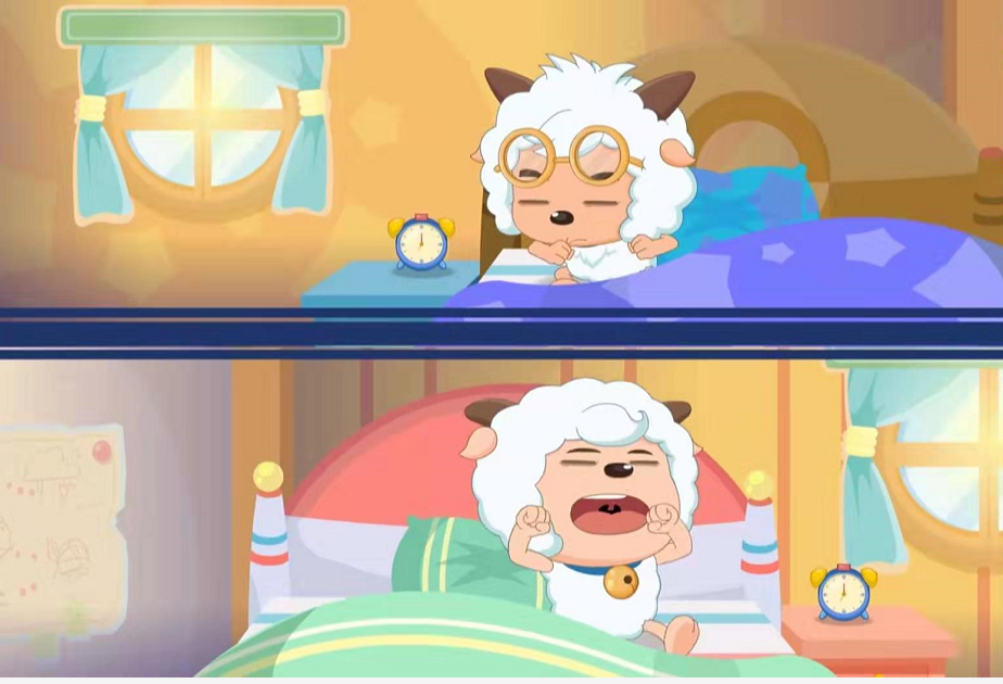 喜羊羊和智羊羊很有父子相两人的生活习惯好相似可惜终成遗憾