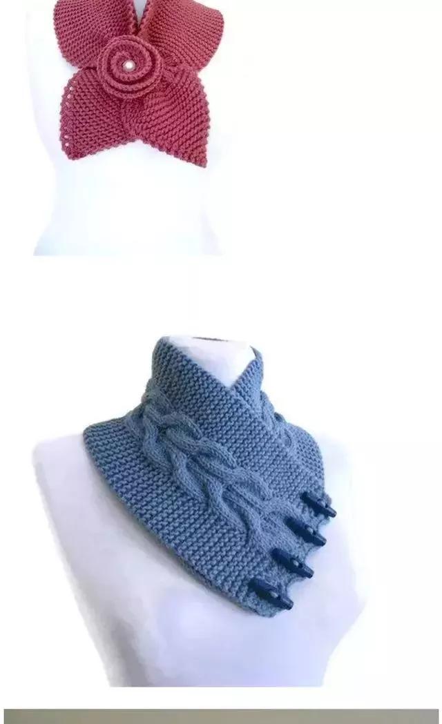 这么好看的棒针护颈小围巾