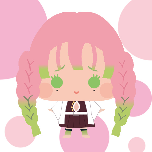 鬼灭之刃超萌豆豆眼头像壁纸 可爱到融化啦