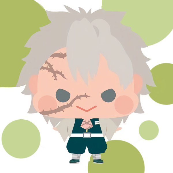 鬼灭之刃超萌豆豆眼头像壁纸 可爱到融化啦