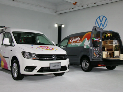 Vw露营版caddy Van抢先亮相