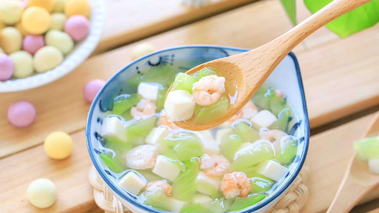 11,鲜虾豆腐羹就完成啦!