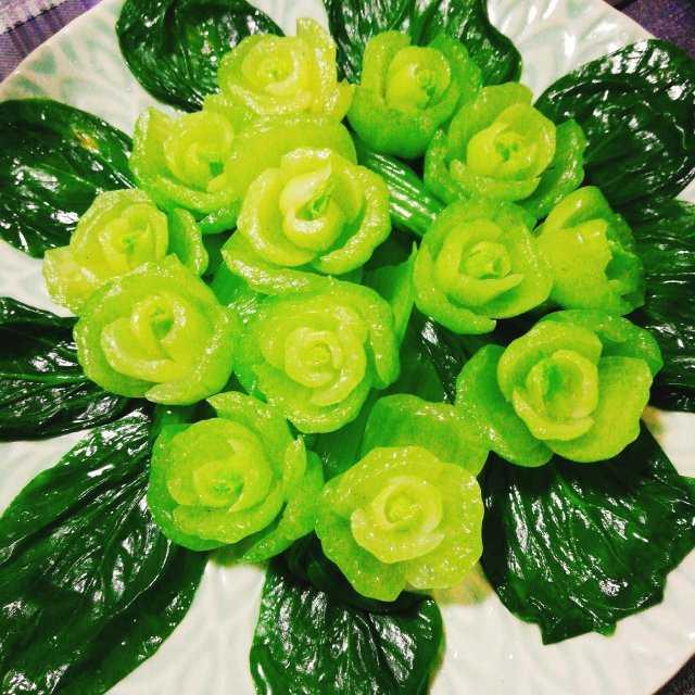 蒜香油菜清香好吃下饭十分钟就搞定