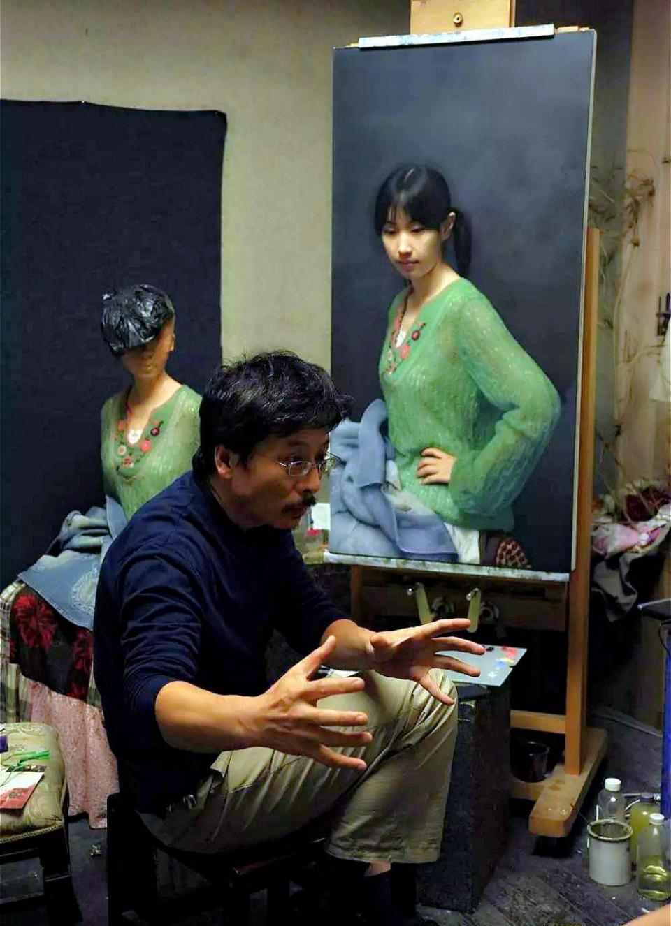 冷军是如何把这种出神入化的技法融入到每个细节的,并与整体达到了