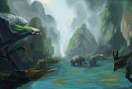 抚仙湖出现的青铜巨鼎,东海海底出现的青铜巨门,竟然是《山海经》中