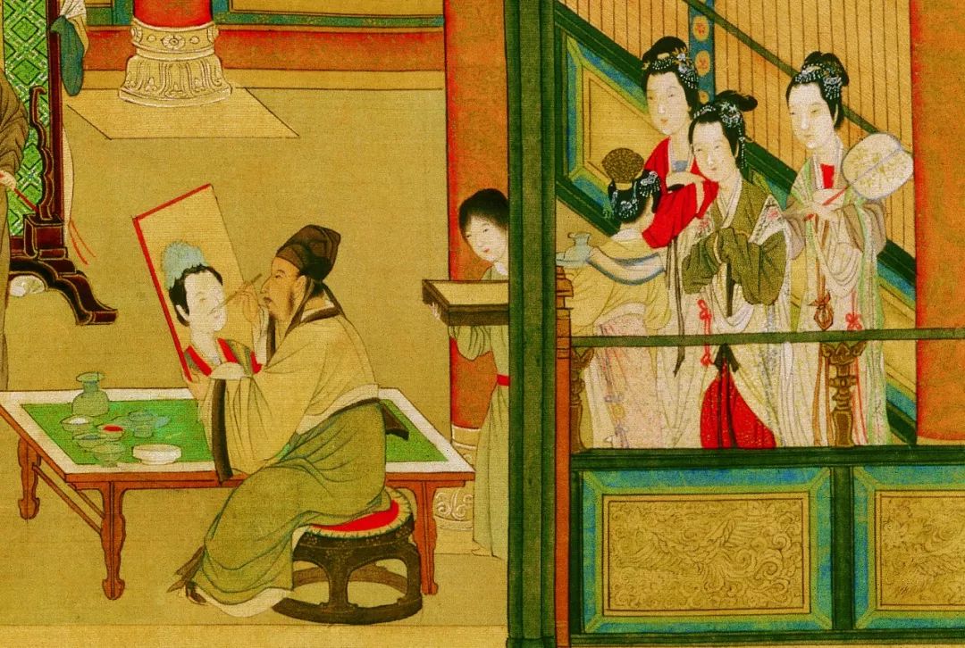中国十大传世名画之一汉宫春晓图高清细赏