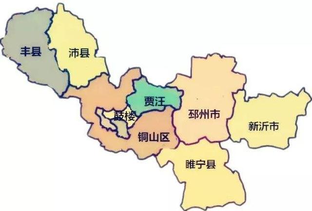 徐州市地图高清版2017图片