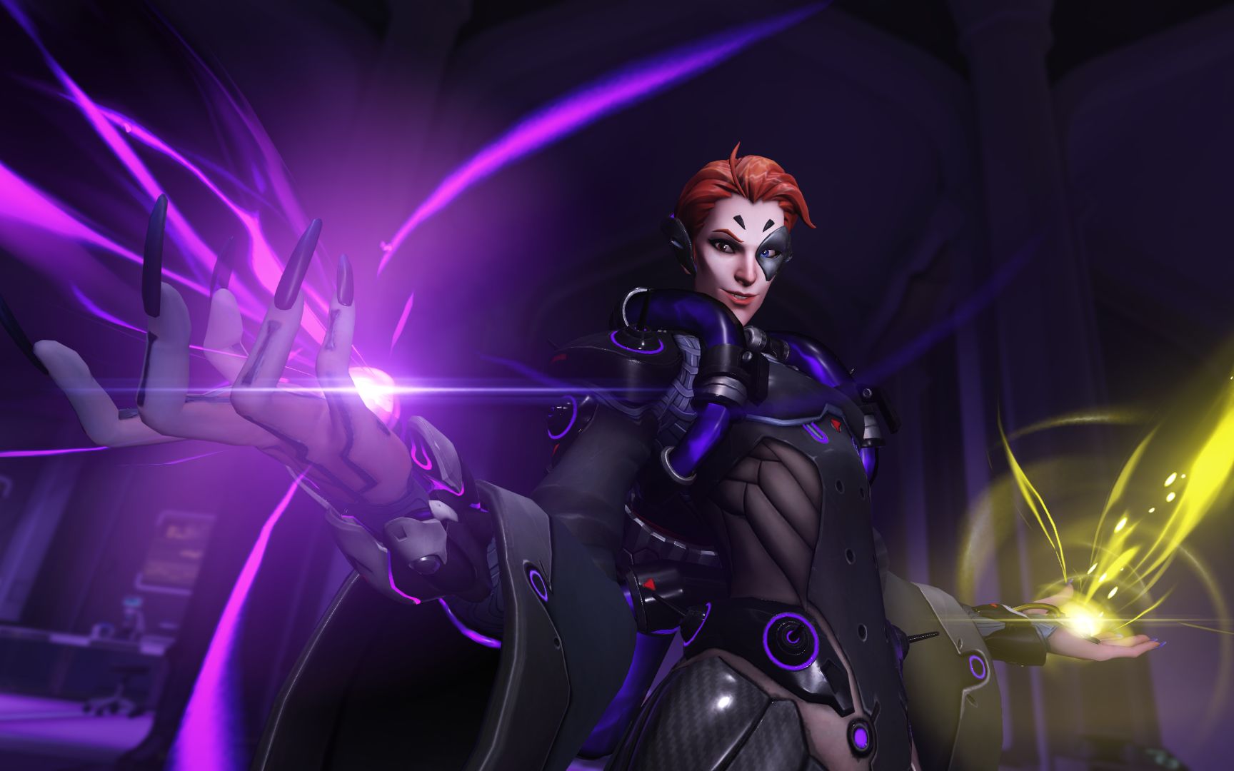 左手铃铛,右手蜡烛《守望先锋》暗黑系女科学家莫伊拉变圣诞树