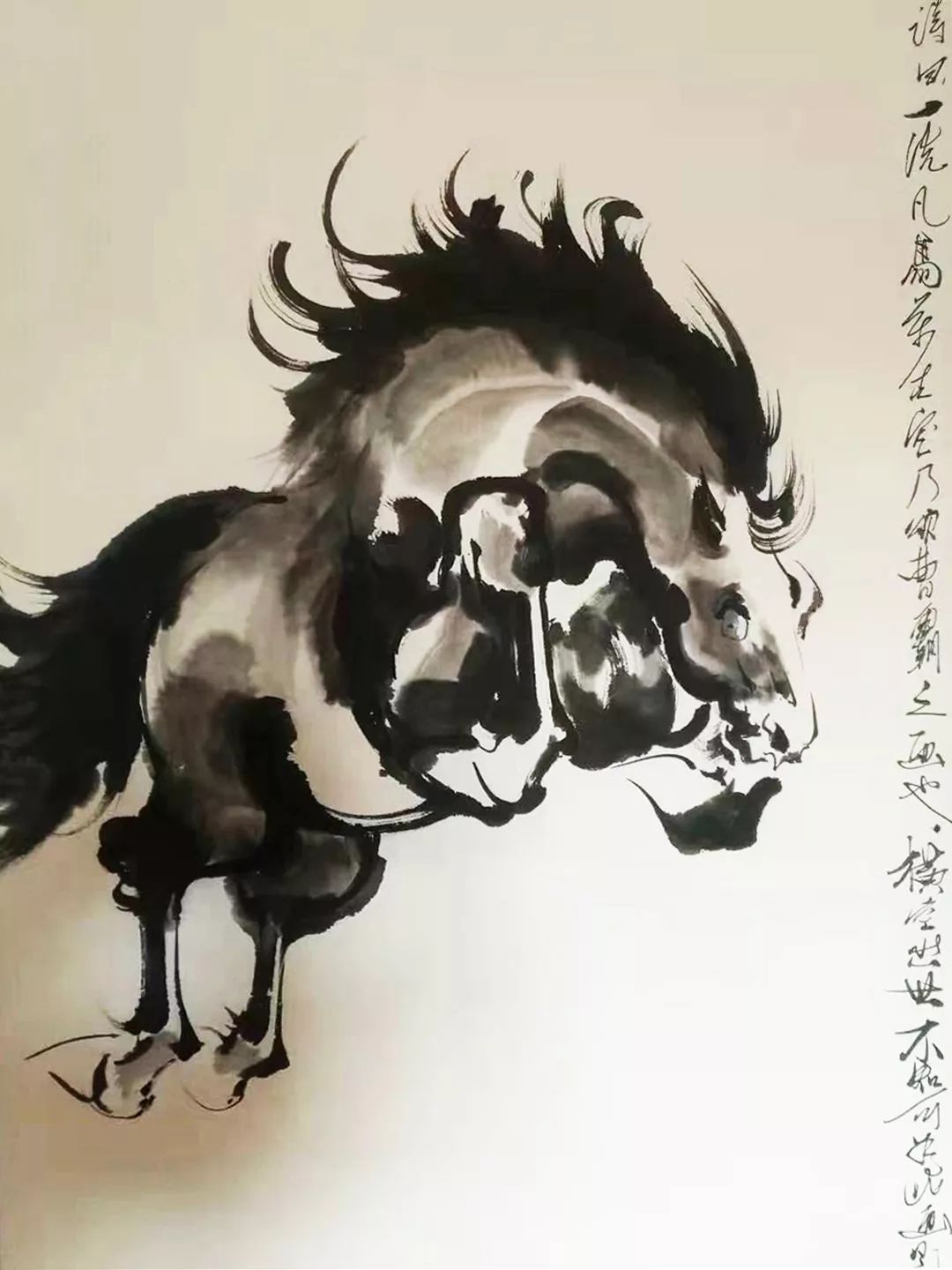 画家张森国画奔马作品赏析