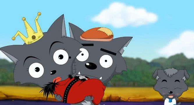 灰太狼被绿得最惨的一次,红太狼跟小白狼跑了,还冒出了个小白白