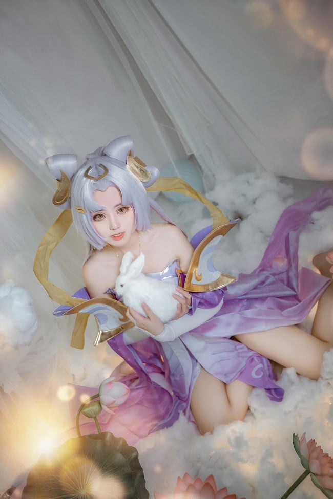 cos:王者荣耀,仙气满满的嫦娥小姐姐