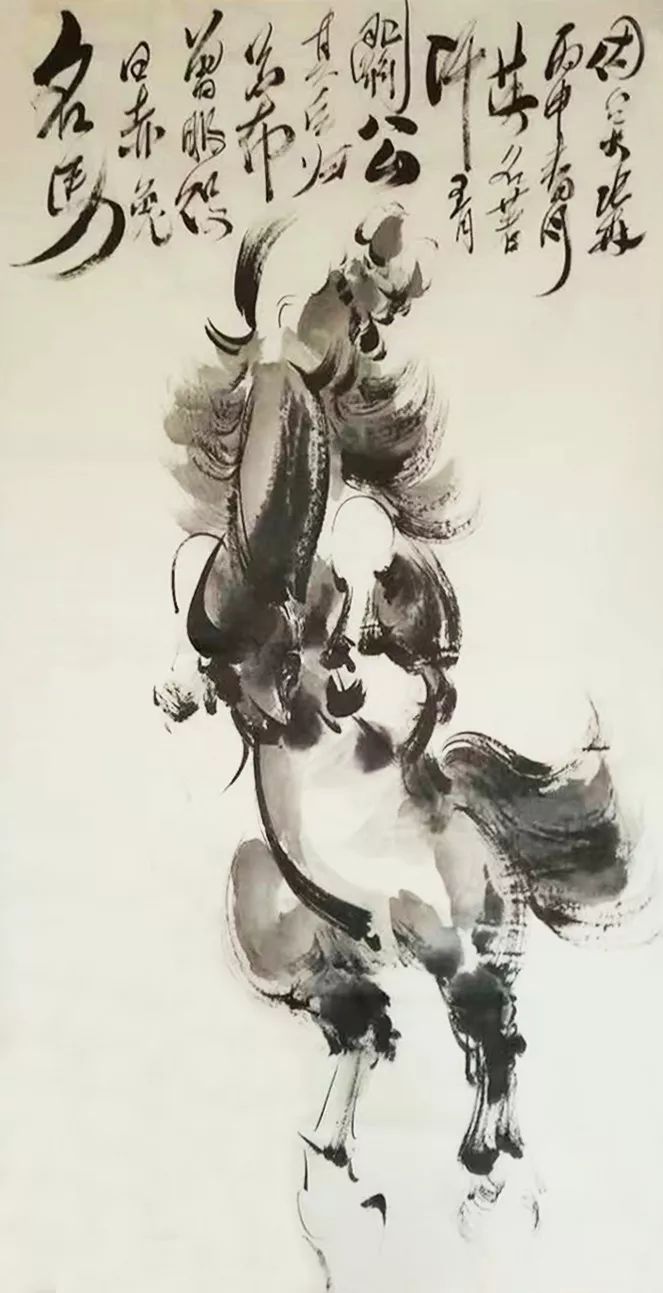 画家张森国画奔马作品赏析