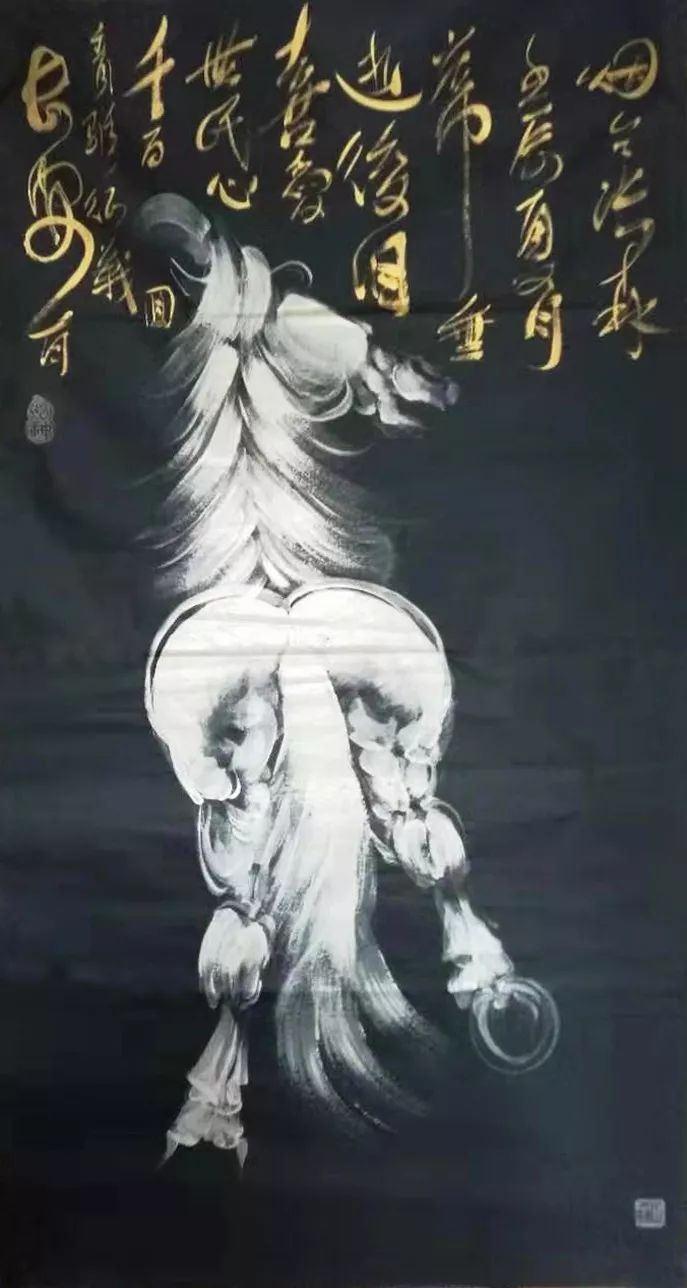画家张森国画奔马作品赏析
