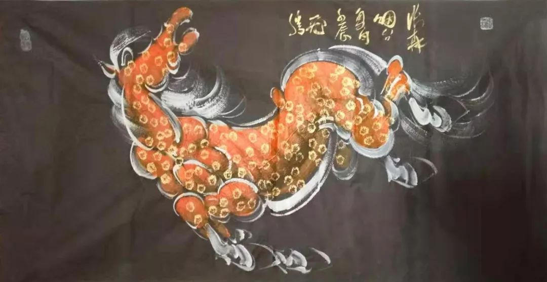 画家张森国画奔马作品赏析