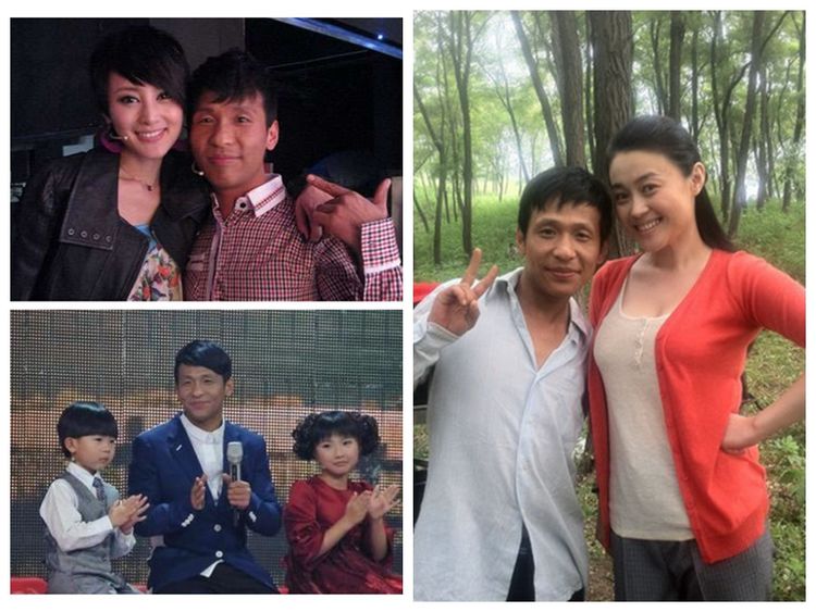 宋小宝一家机场近照素颜娇妻水嫩气质佳儿子搞怪女儿甜美乖巧