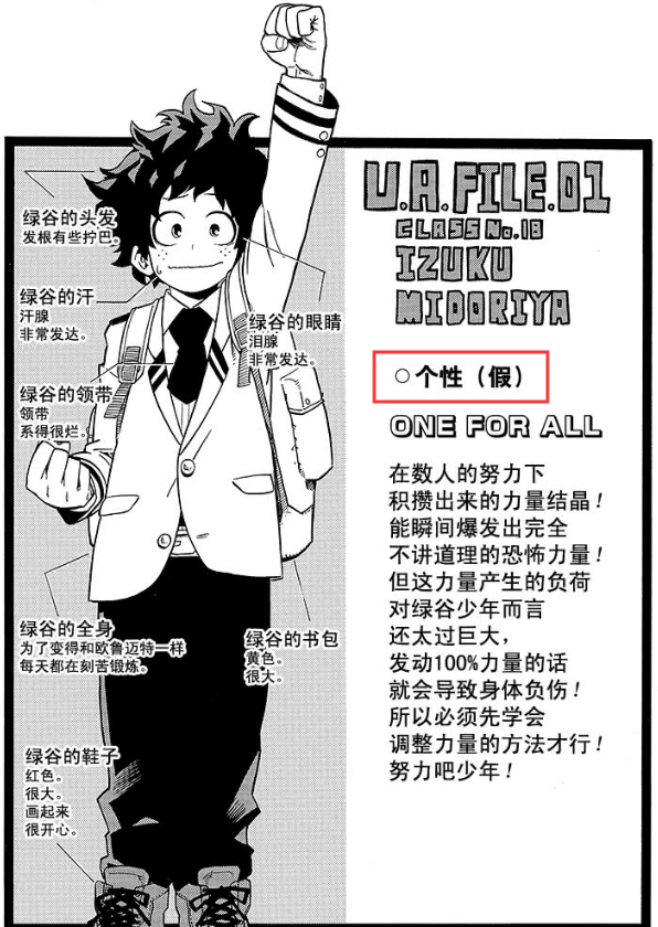 我的英雄学院:绿谷小时候有个性,但不是观众们猜测的"超再生"