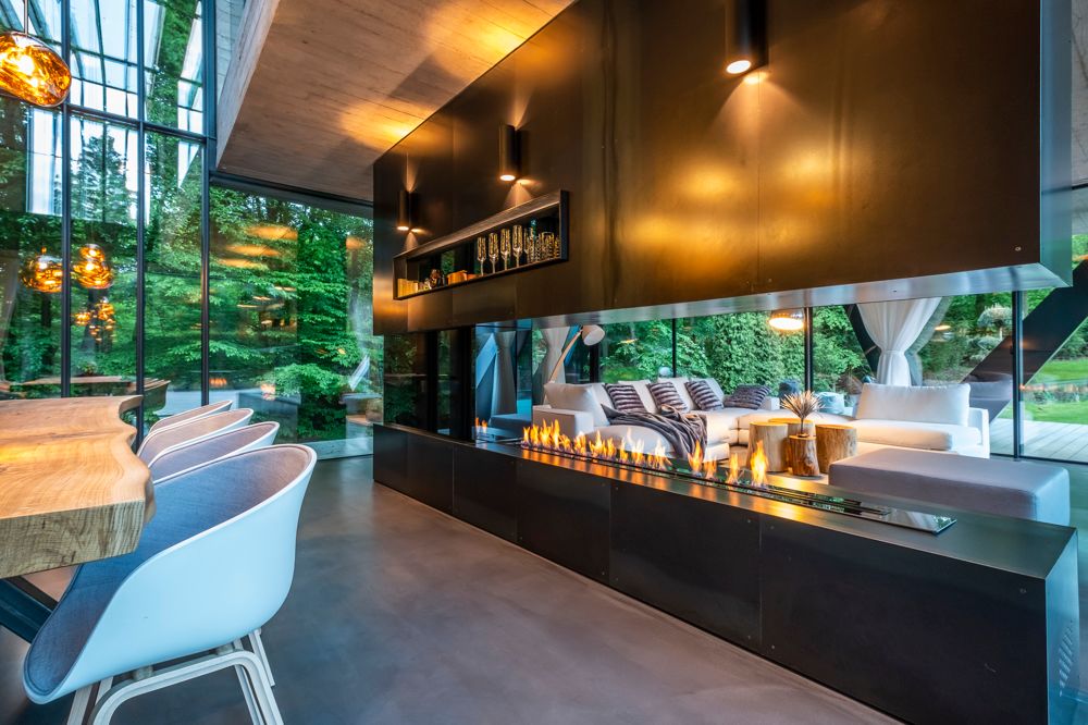 混凝土+石材+玻璃，打造新时代“奢华”别墅，比金碧辉煌更舒适