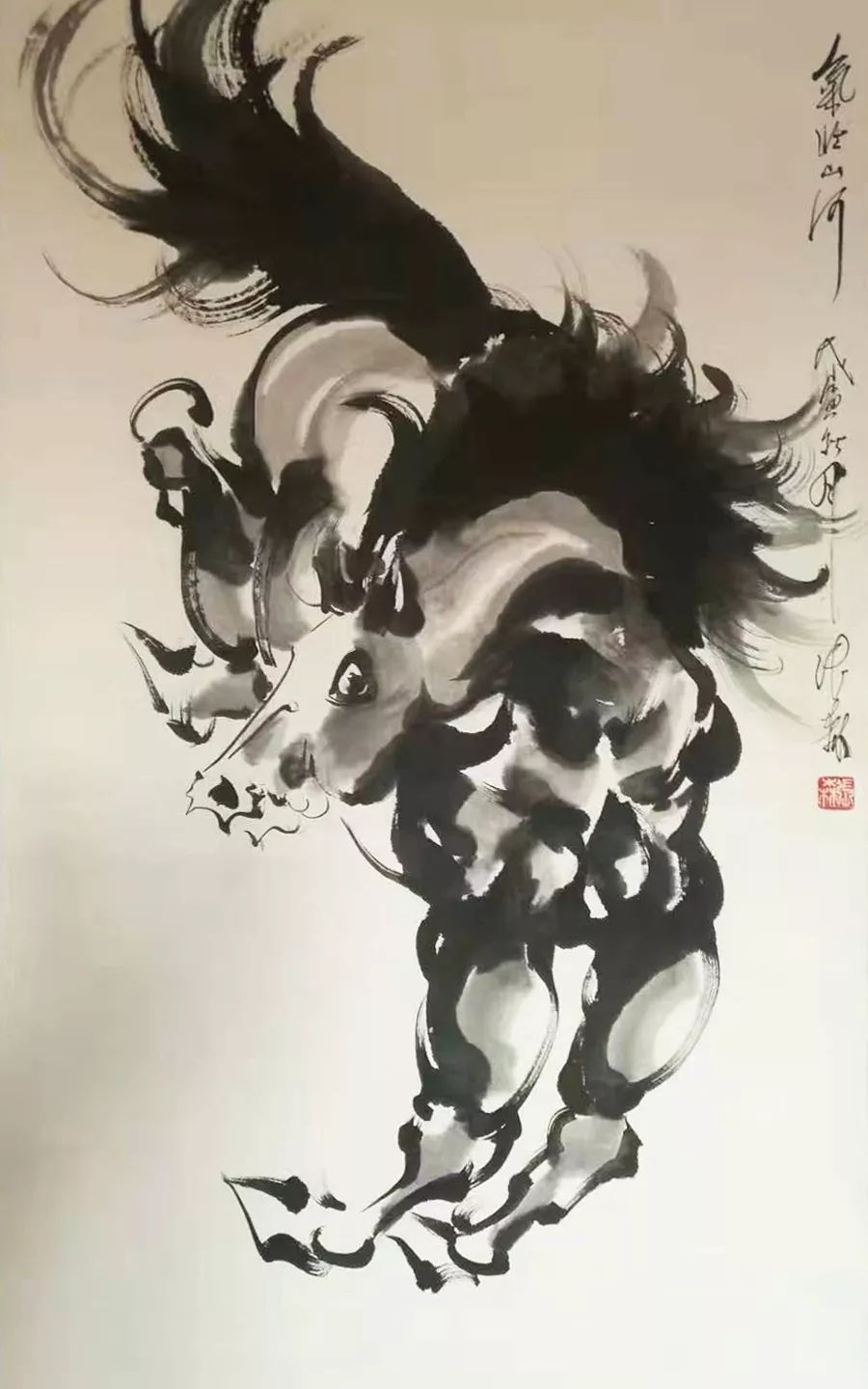 画家张森国画奔马作品赏析