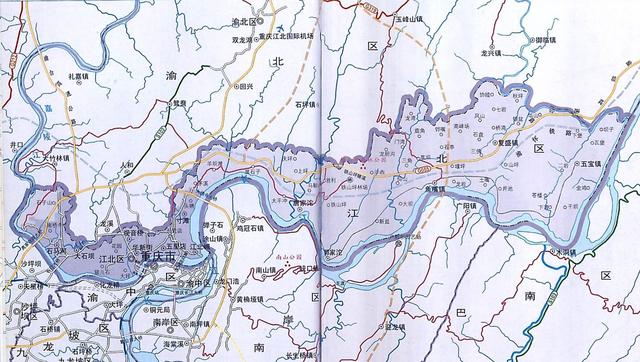 原来我国有两个"江北区",一个在东部宁波市,一个在西部重庆市