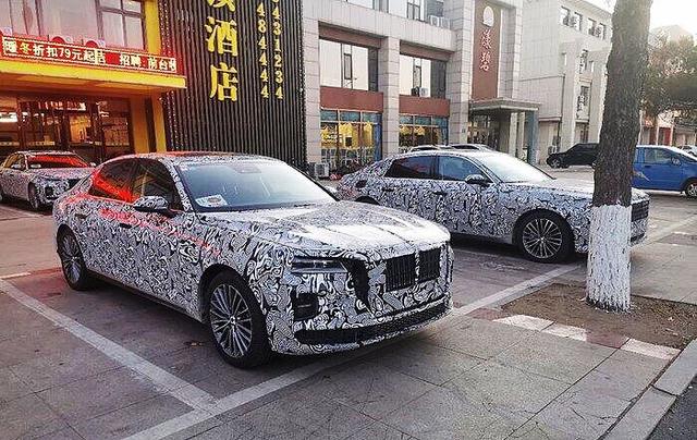 网上已经有一组全新一代红旗h7的实车谍照,接下来看看新一代的红旗h7