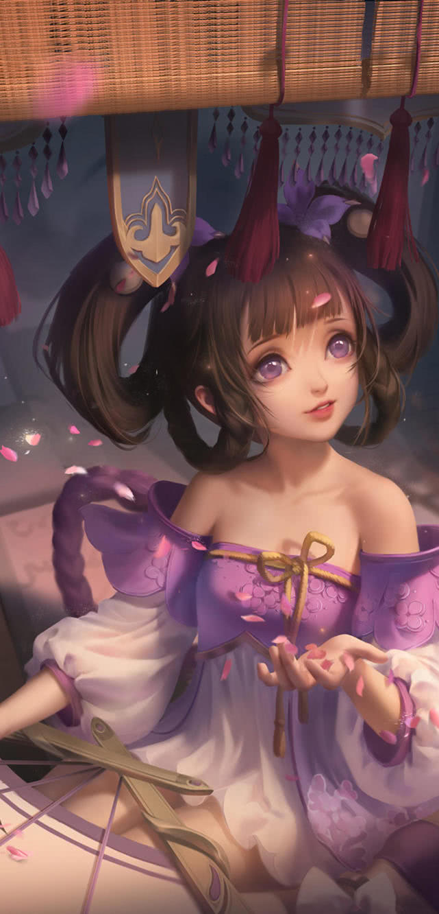 竖屏王者荣耀壁纸 上分去喝水