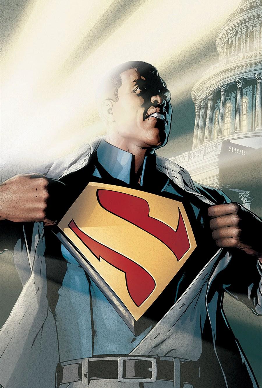 卡尔文·埃利斯是dc漫画中来自"地球—23"的超人,其原型是前美国总统