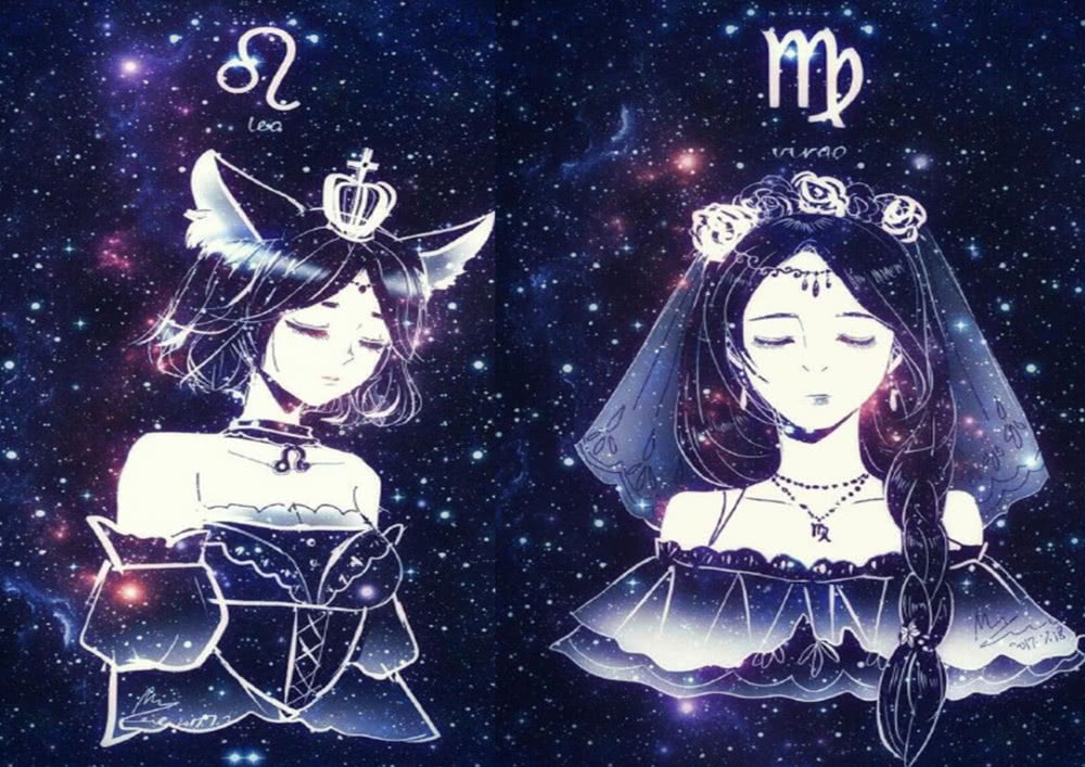 十二星座少女系列同人,你能猜出她们是《王者荣耀》的那些人物吗