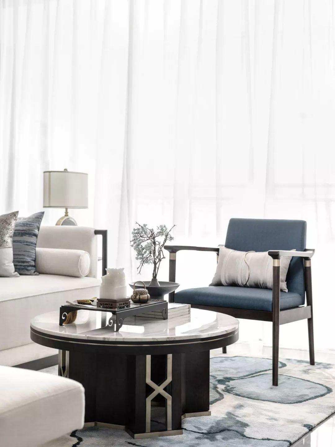 有一种禅意，叫做中国风，141㎡新中式设计，客厅太美了