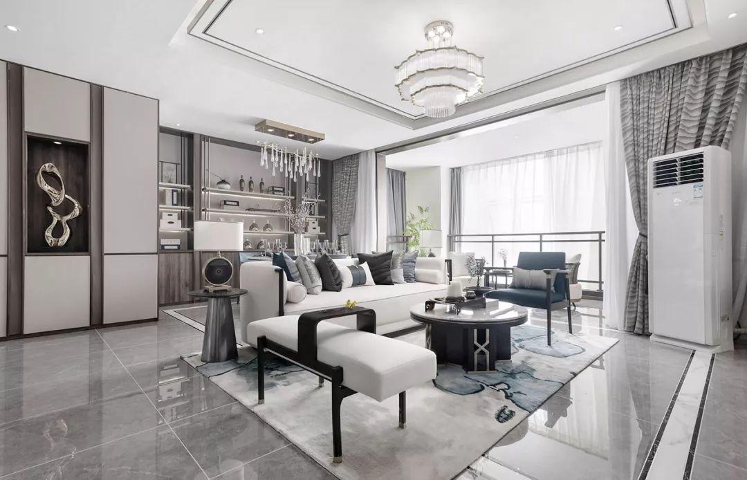 有一种禅意，叫做中国风，141㎡新中式设计，客厅太美了