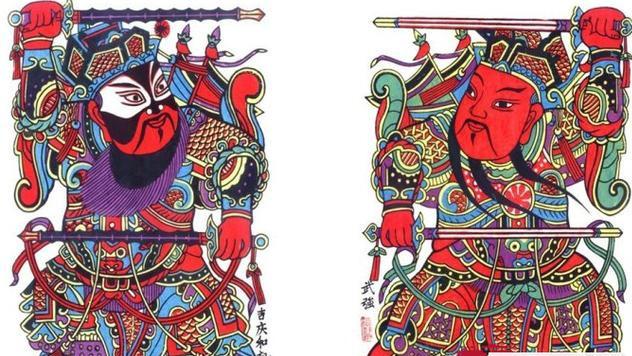 古代门神画像中都有哪些人物