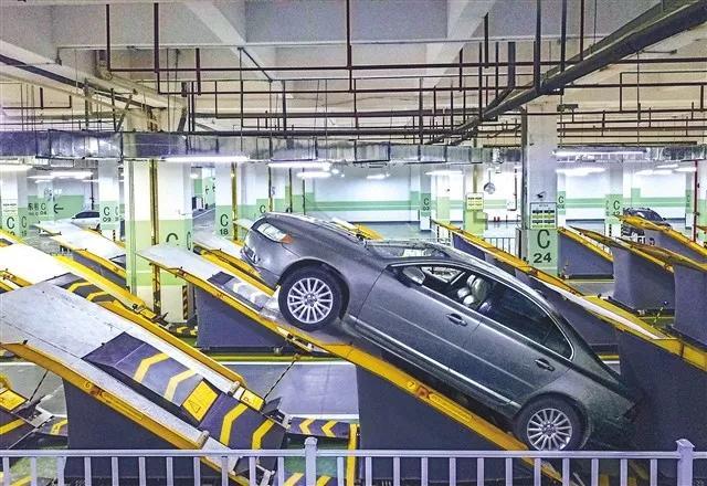 全国首个"斜置式"停车库,车位秒增1.6倍